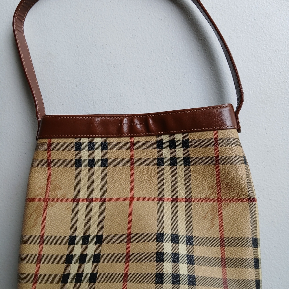 Burberry Brown Leather Men's Bag